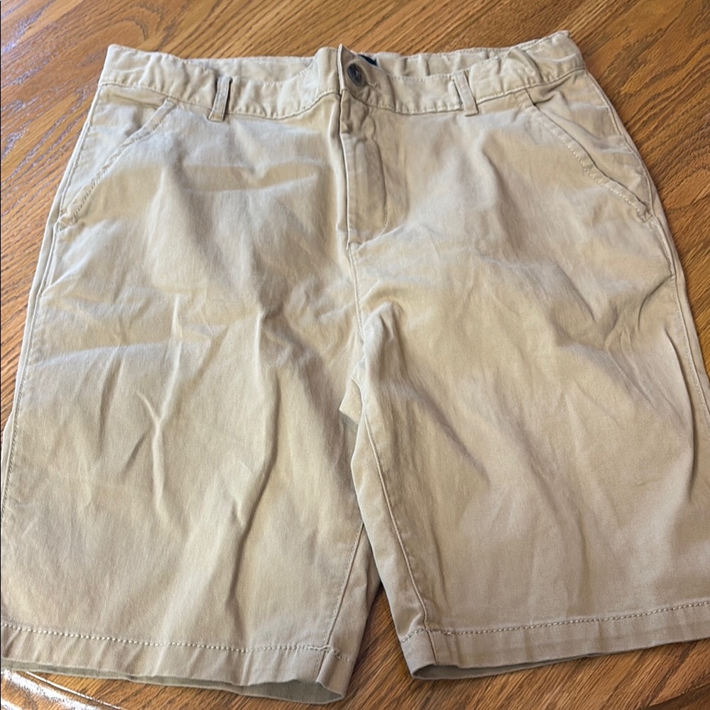 Children’s Place Tan Flat Front Shorts Classic Design